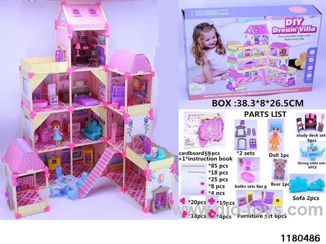 DIY Patchwork Big House Set 302PCS