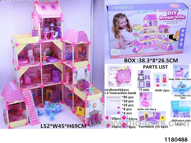 DIY Patchwork Big House Set 302PCS