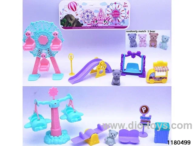 Ferris Wheel / Rotating Airplane Pet Set