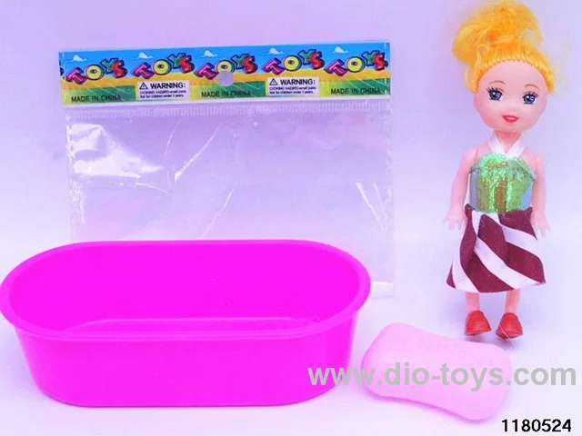 3 inch doll soap bath set