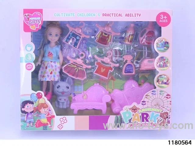 5 inch Barbie Clothesline Sofa Set