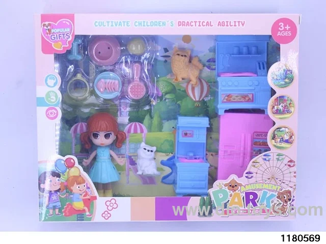 Pet Cat Kitchen Set