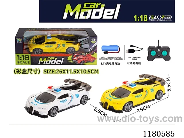 4ch rc car with 3D light included battery