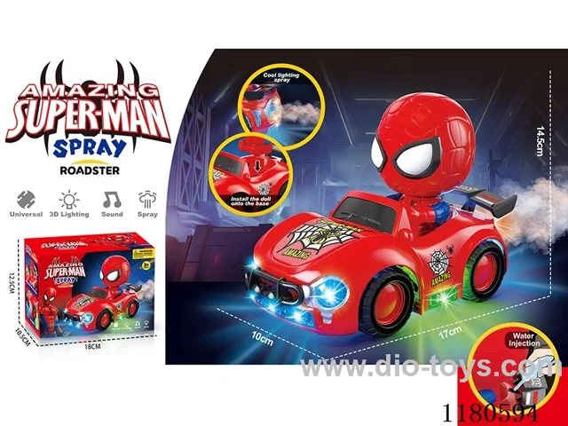 B/O Universal Vehicle (with Spray) Spiderman