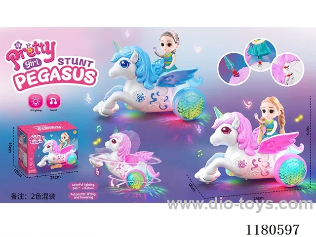 B/O Stunt Spinning (Unicorn) Princess