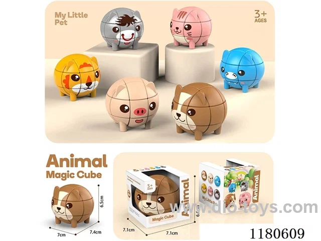 Animal Cube 6 Mixed