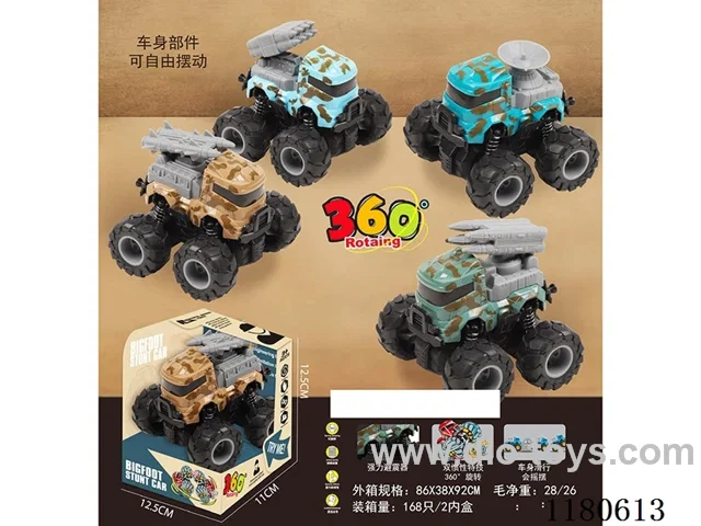 Dual Inertia Bigfoot Stunt Construction Vehicle (4 colors, 4 mixes)