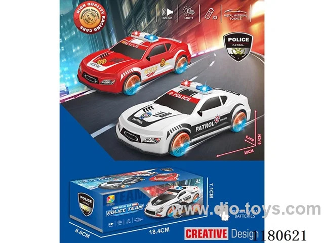 B/O universal alloy police car