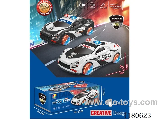 B/O universal alloy police car