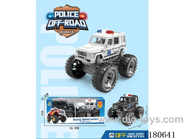 Bigfoot Inertia Big G Police Car