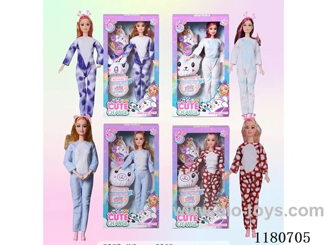 11 jointed set of dolls