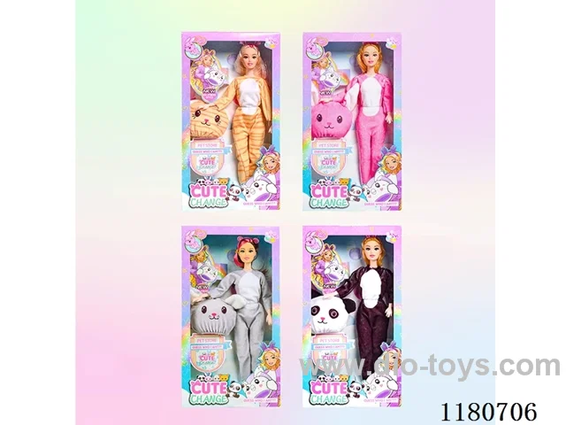 11 jointed set of dolls
