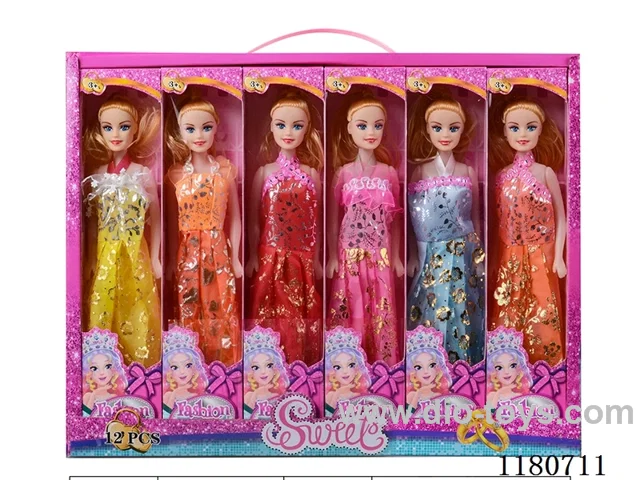 11.5 inch Barbie 12PCS