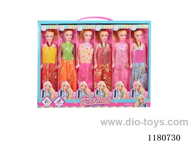 11.5 inch Barbie 12PCS