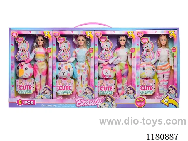 11.5 inch Barbie 8PCS