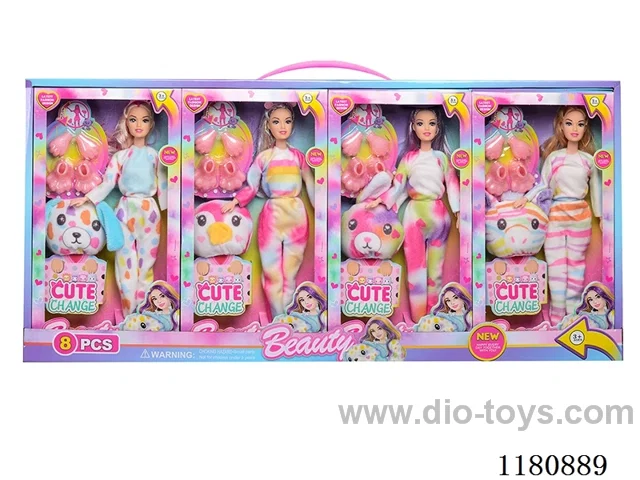 11.5 inch Barbie 8PCS