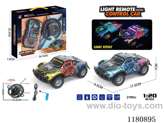 1:20 4ch rc car with light inclueded battery