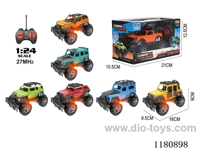 1:24 4ch rc car with light not inclueded battery