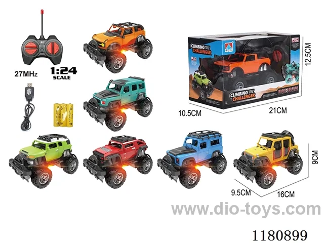 1:24 4ch rc car with light inclueded battery