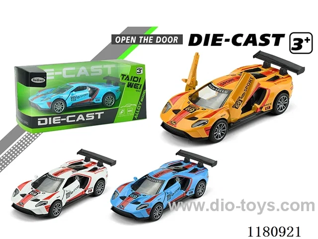 12CM Open Door New Ford Alloy Car pull back