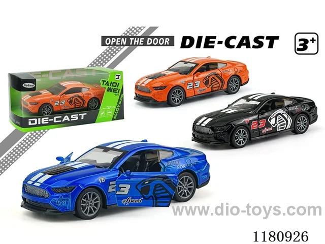 12CM Drive door New Mustang alloy car pull back