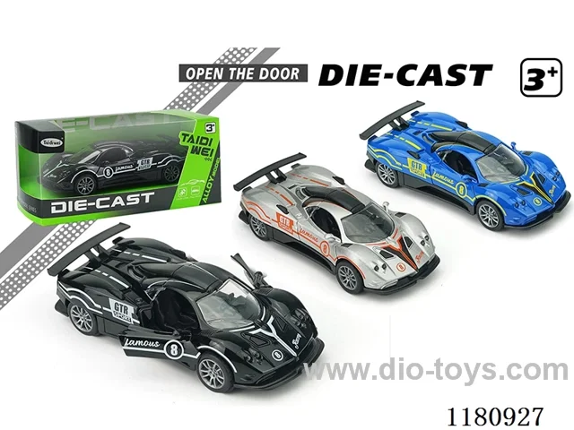 12CM open door Pagani alloy car pull back