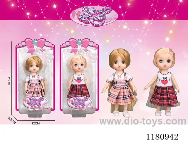 6 inch 17CM 12 joints doll