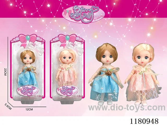 6 inch 17CM 12 joints doll
