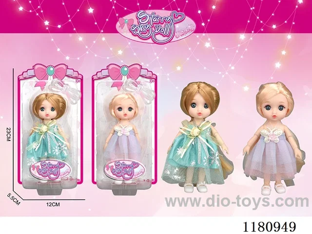 6 inch 17CM 12 joints doll