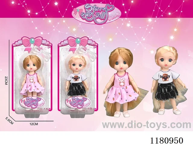 6 inch 17CM 12 joints doll
