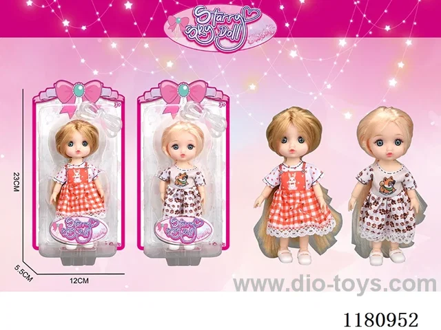 6 inch 17CM 12 joints doll
