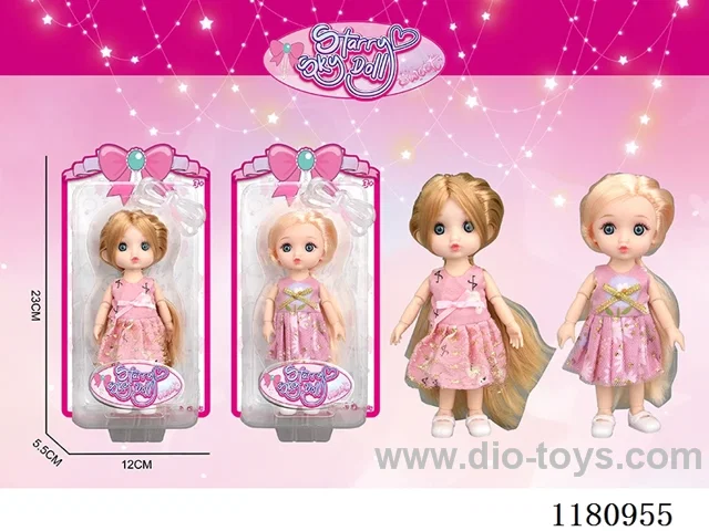 6 inch 17CM 12 joints doll