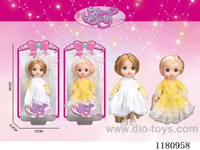 6 inch 17CM 12 joints doll