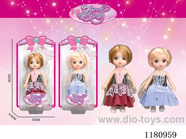 6 inch 17CM 12 joints doll