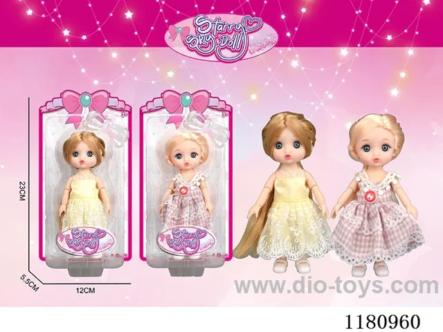 6 inch 17CM 12 joints doll
