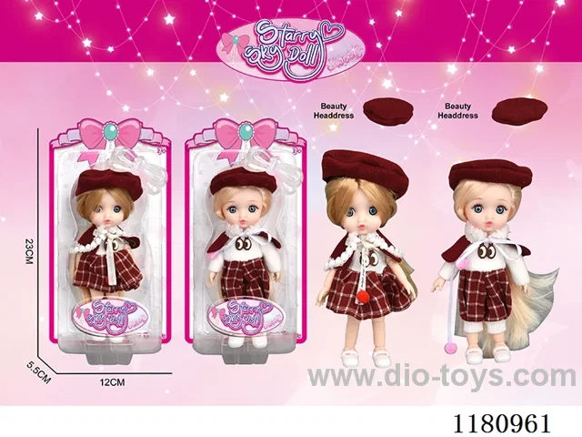 6 inch 17CM 12 joints doll