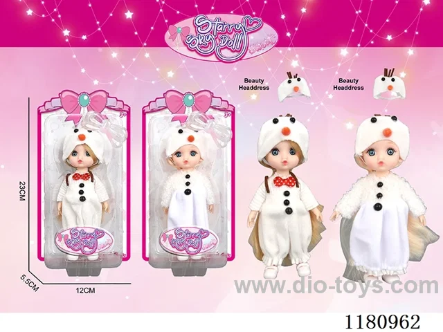 6 inch 17CM 12 joints doll