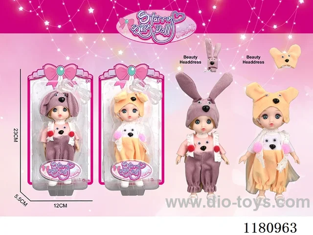 6 inch 17CM 12 joints doll