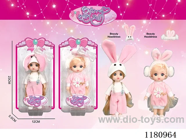 6 inch 17CM 12 joints doll