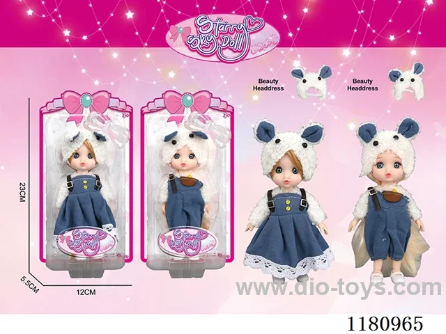 6 inch 17CM 12 joints doll