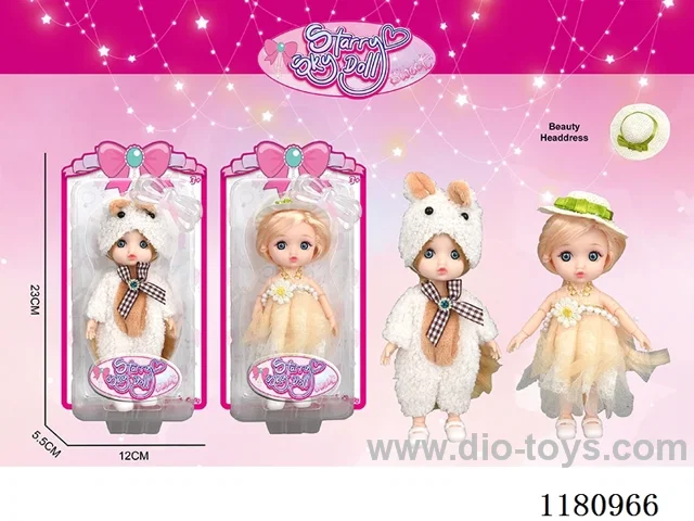 6 inch 17CM 12 joints doll