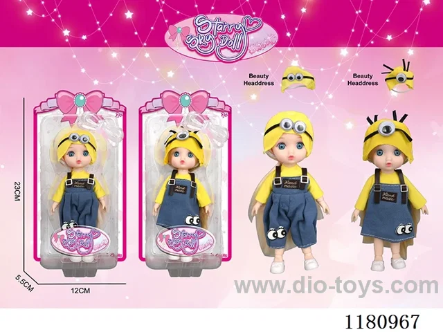 6 inch 17CM 12 joints doll