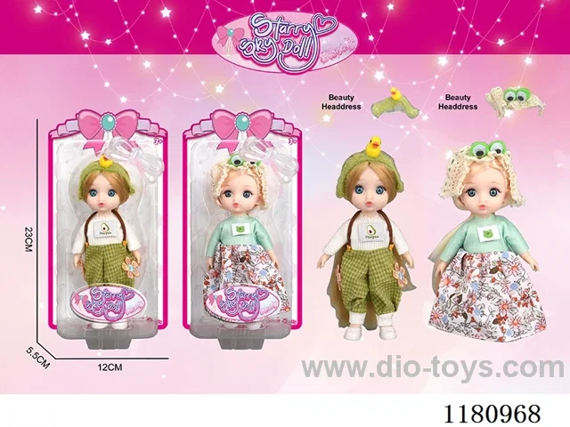 6 inch 17CM 12 joints doll