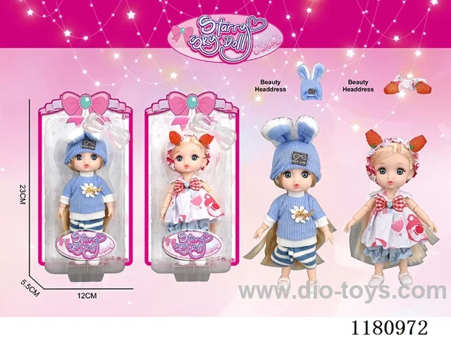 6 inch 17CM 12 joints doll