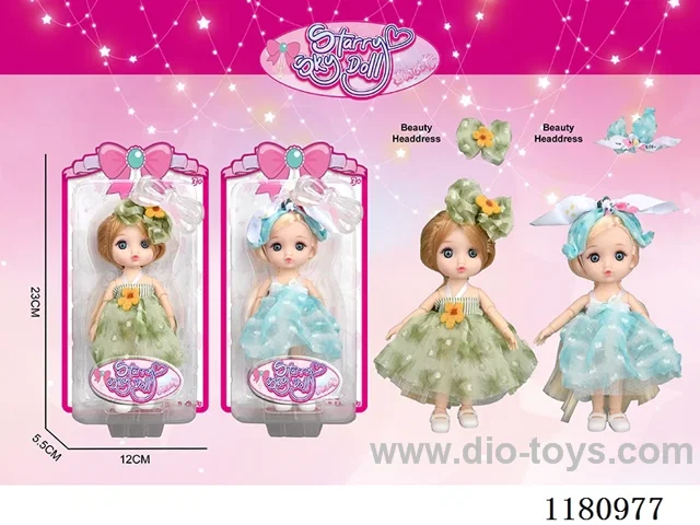 6 inch 17CM 12 joints doll