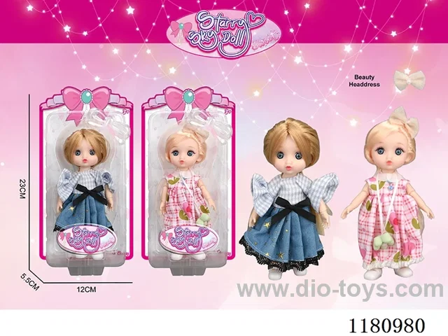 6 inch 17CM 12 joints doll