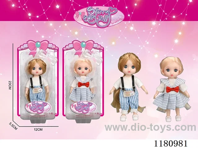 6 inch 17CM 12 joints doll