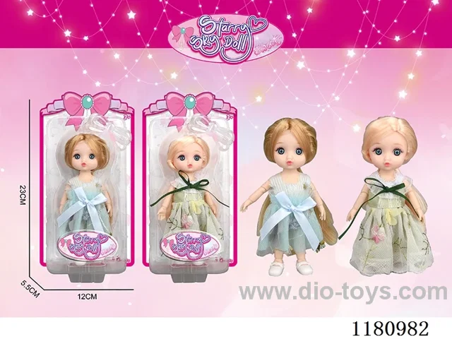 6 inch 17CM 12 joints doll