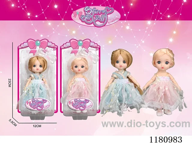 6 inch 17CM 12 joints doll