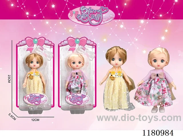 6 inch 17CM 12 joints doll